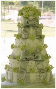 green birthday cake image